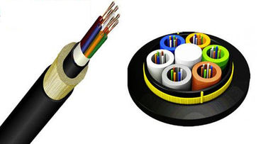 Qualidade  24core All Dielectric ADSS Non Metallic  self-supporting aerial  Fiber Optic Cable fábrica