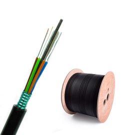 Qualidade  Loose Tube Stranded GYTS Outdoor Aerial  Duct 24 Core Single Mode Fiber Optic Cable fábrica