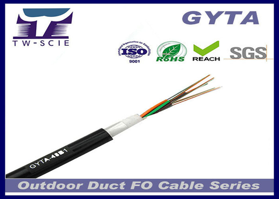 GYTA/GYTA53 encalhou o fio de aço exterior do cabo de fibra ótica metálico reforça o membro com único modelo