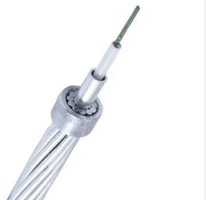 Cable de fio de terra de fibra óptica de tubo solto central OPGW