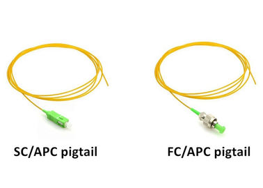 Trança da fibra ótica do único modo do SC/APC simples/tipo OEM cabo do duplex