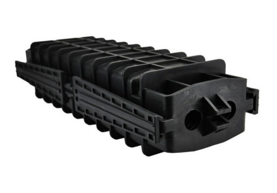 Do fechamento de fibra ótica da junção do cabo de 36 núcleos tipo horizontal cor preta