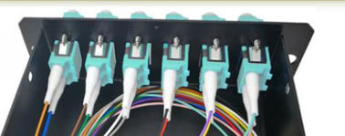 50 / 125 OM3 caixa da terminação da carga FTTH, unidade da distribuição da fibra ótica com painel de remendo