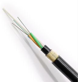 Núcleo do revestimento 2-144 do PE de ADSS toda a qualidade e segurança dielétricas nós executamos um restrito e, cabo de fibra ótica exterior