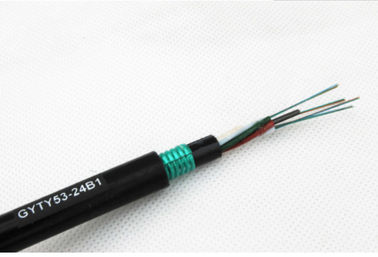 Cabo de fibra óptica externo de 6 núcleos modo único para enterrado direto com bainha externa de PE