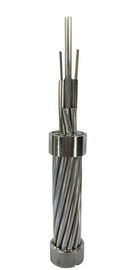 Cabo de fibra ótica impermeável de Straned OPGW, fio à terra aéreo composto 205kN RTS