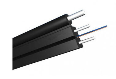 Cabo pendente da borboleta interna lisa do cabo de fibra ótica G657A LSZH de Digitas do núcleo de FTTH 1