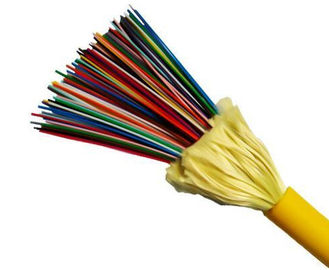Projeto multimodo da fibra de amortecedor apertado do cabo de fibra ótica da costa de 4 núcleos multi