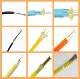 Cabo de fibra óptica externo de alta resistência, cabo de distribuição multifibra óptica
