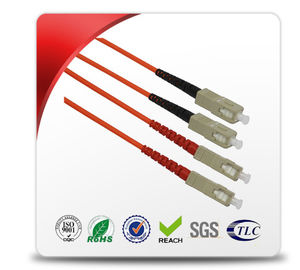 diâmetro LC de 0.9mm - de 3.0mm ao cabo do remendo da fibra do único modo do SC fácil de usar