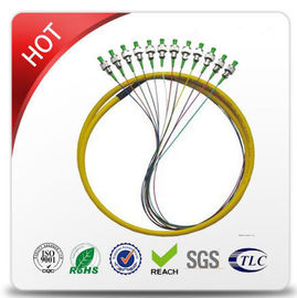 LC - durabilidade ISO9001 dos ciclos do cabo de remendo 500 da fibra ótica do único modo do SC