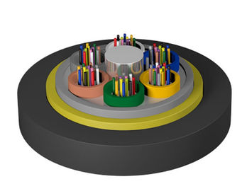 Cabo de fibra ótica blindado flexível alto dielétrico do OEM ADSS nenhum material do metal na estrutura