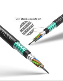 Cabo de fibra óptica externo de 6 núcleos modo único para enterrado direto com bainha externa de PE