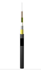 Figura fraca central 8 cabo de fibra ótica exterior GYXTC8S/GYXTC8A do tubo do apoio do auto