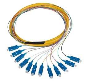 Pigtail de fibra óptica Simplex SC APC de modo único com diferentes tipos de conectores estão disponíveis