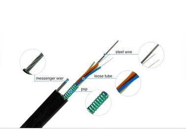 Cabo ethernet blindado das fibras óticas do fio de vidro GYFTY-FS