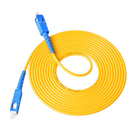 1M 3M 5M 10M 20M 30M LC ao cabo ótico simples de único modo da manutenção programada do cabo de ligação em ponte do cabo de remendo da fibra ótica do LC para a rede