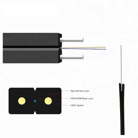 1/2/4 de núcleo com cabo pendente de único modo da bainha GJXH/GJXFH FTTH FRP de LSZH para interno