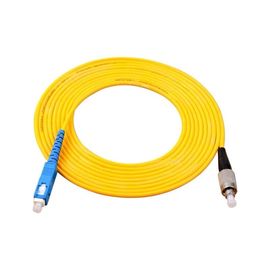 SC - o cabo de remendo do LC, remendo da fibra cabografa a fábrica alta da concentricidade de PVCmaterial do diâmetro de 2.00mm