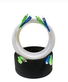 Cabo do membro-FTTH da força de material do fio de Kevlar do cabo de fibra ótica interno da bainha de LSZH