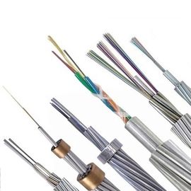 Do cabo de fibra ótica aéreo exterior completo do núcleo do formulário 72 de OPGW grande diâmetro, grande capacidade da fibra