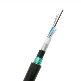 4 cabo blindado encalhado enterrado direto blindado do tubo fraco do cabo de fibra ótica GYTS53 das fibras