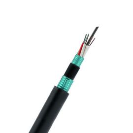 96 cabo blindado encalhado enterrado direto blindado do tubo fraco do cabo de fibra ótica GYTS53 dos núcleos