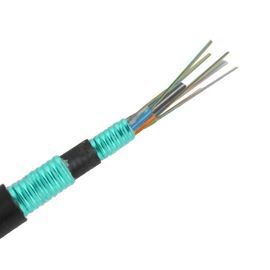 Tubo fraco encalhado enterrado direto do cabo de fibra ótica blindado exterior do núcleo de GYTS53 2-288