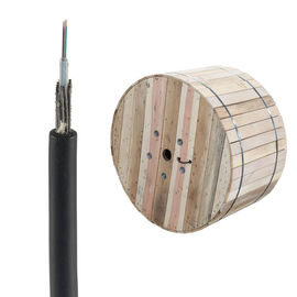 Antena exterior do tubo fraco central exterior do PE do preto do núcleo do OEM GYXTY 12 e para canalizar o cabo de fibra ótica da manutenção programada