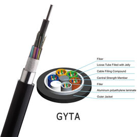 Cable de fibra óptica de modo único de núcleo 72