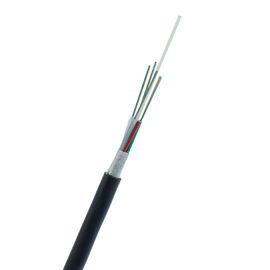 Do revestimento preto não metálico fraco do tubo do núcleo de GYFTY 60 cabo de fibra ótica exterior