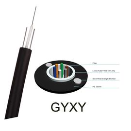24 cabos de fibra ótica de Unitube do único modo do núcleo G652D