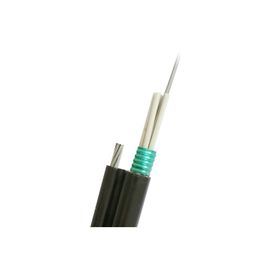 GYTC8S aéreos afrouxam cabo de fibra ótica blindado do único modo do núcleo do tubo 6