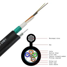 A rede blindada do apoio do auto de 36 núcleos cabografa o cabo ótico de GYTC8Sfiber para o cabo exterior