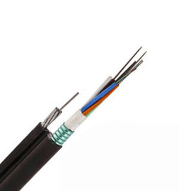 12 24 72 96 tubos fracos aéreos do núcleo FIG8 GYTC8S encalharam o cabo ótico da fibra