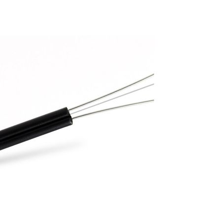 Cabo pendente interno de cabo pendente FTTH da bainha da fibra FRP LSZH do núcleo G657A1 do cabo de fibra ótica 1