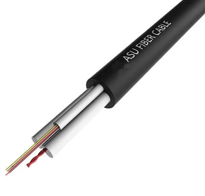 O núcleo do OEM G652D 6 exterior datilografa o cabo de fibra ótica do Auto-apoio ADSS do único modo