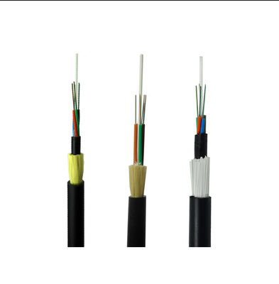 Cabo de fibra óptica ADSS não metálico de 12 núcleos autossustentável para telecomunicação de energia