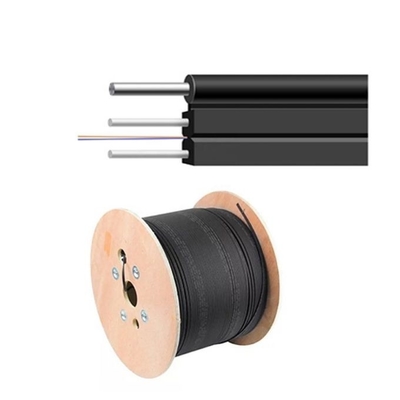 GJYXCH FTTH cabo drop autoportante externo 2 núcleos G657A1 fibra Figura 8 cabo de fibra óptica fio de aço