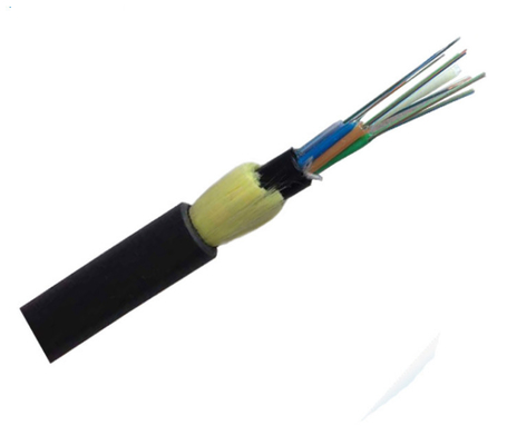 12 água do fio de Aramid do cabo de fibra ótica do núcleo ADSS que obstrui o membro de força de Frp da fita